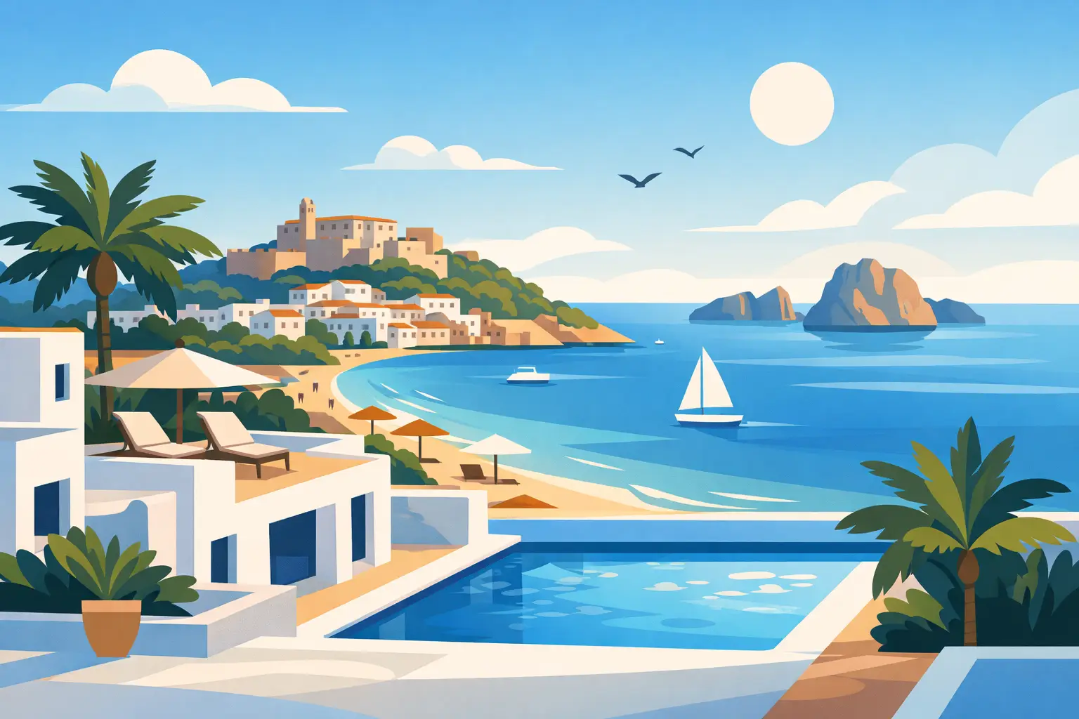 Best Areas for Long Stay Ibiza