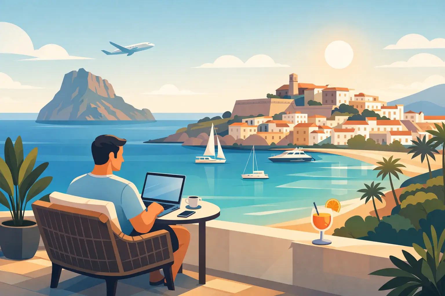 How to Work Remotely From Ibiza for a Month