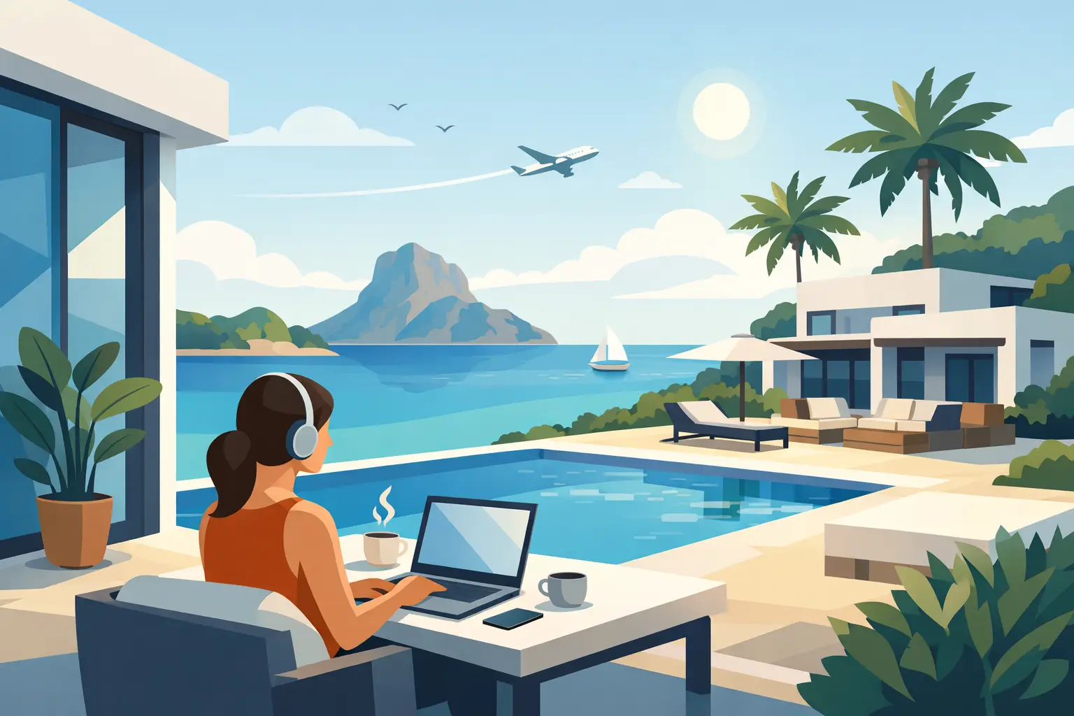 Remote Work Villa Ibiza for Longer Stays